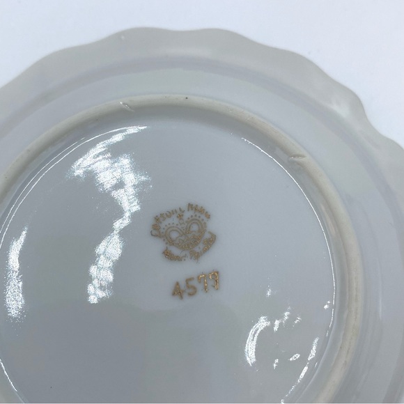 Vintage Lefton China Green Heritage Cabbage Rose 4577 Mini Pitcher And Basin - Picture 14 of 14